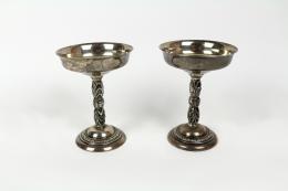 845 - PAREJA DE COPAS EN PLATA