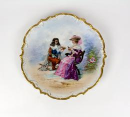 540 - PLATO DECORATICO EN PORCELANA LIMOGES