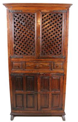 527 - MUEBLE ALACENA CASTELLANO DEL S.XIX