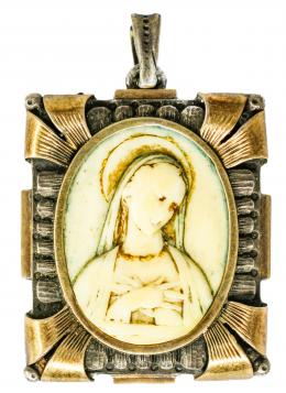 110 - COLGANTE MEDALLA DE LOS AÑOS 40