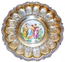 716 - CENTRO DE PLATA Y PORCELANA