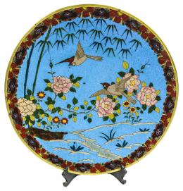 437 - PLATO ORIENTAL CLOISONÉ