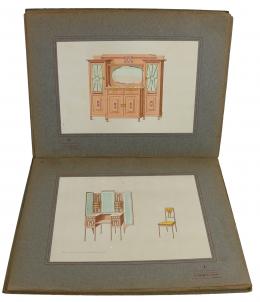 307 - MUESTRARIO MUEBLES NOUCENTISTAS