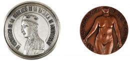381 - DOS MEDALLAS CONMEMORATIVAS