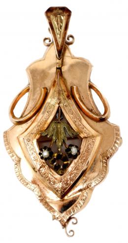 112 - BROCHE COLGANTE ALFONSINO DEL S.XIX