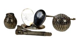 1325 - LOTE VARIADO EN PLATA Y METAL