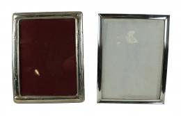 709 - DOS MARCOS PORTAFOTOS EN PLATA
