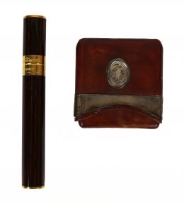 991 - PORTA PUROS Y ESTUCHE PORTA CIGARRILLOS