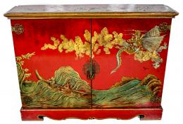 329 - MUEBLE ENTREDOS DE ESTILO ORIENTAL AÑOS 70