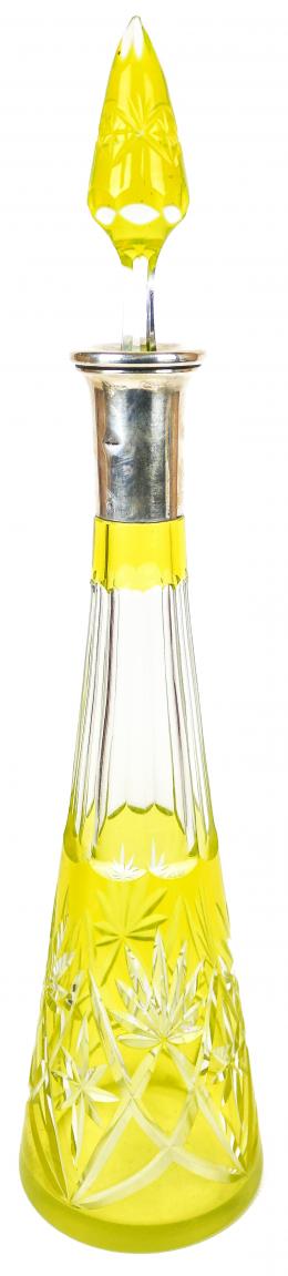 14 - BOTELLA DE CRISTAL DE BOHEMIA