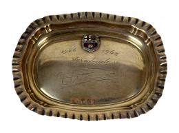 685 - BANDEJITA EN PLATA DEL BARÇA