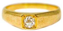 84 - ANILLO SOLITARIO DE MEDIDADOS S.XX