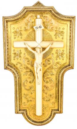 813 - CRISTO DE MARFIL DE FINALES DEL SIGLO XIX