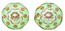 149 - PENDIENTES DE PLATA CON ESMALTES