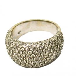 72 - ANILLO BOMBÉ CON BRILLANTES