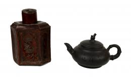 430 - TERERA Y TARRO CHINOS  DE COLECCION