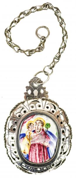 968 - MEDALLÓN RELIGIOSO DEL SIGLO XVIII