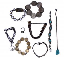 136 - LOTE DE JOYERÍA DE PLATA