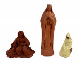 1131 - TRES IMAGENES RELIGIOSAS DE MEDIADOS DEL S.XX