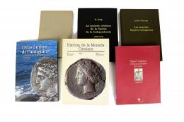 284 - LOTE DE LIBROS SOBRE HISTORIA Y NUMISMATICA