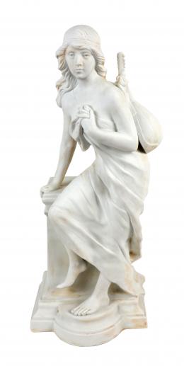 402 - "ALEGORIA A LA MUSICA" FIGURA EN BISCUIT