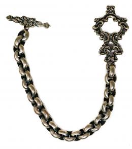181 - PULSERA PLATA "CORDON MALLORQUIN"
