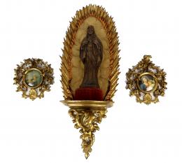 921 - MENSULA Y DOS MARQUITOS DE LA SEGUNDA MITAD DEL S.XX
