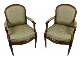 340 - PAREJA DE SILLONES FRANCESES SIGLO XIX