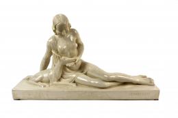 438 - FIGURA EN CERÁMICA ART DECÓ