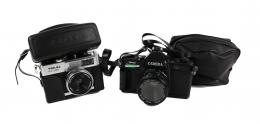 860 - DOS CAMARAS FOTOGRAFICAS AÑOS 80