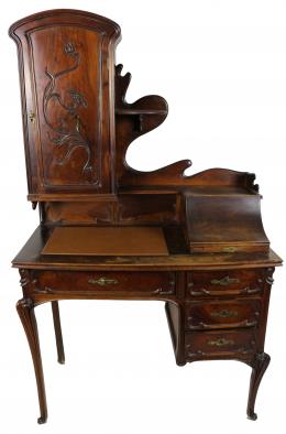 335 - MUEBLE ESCRITORIO MODERNISTA CIRCA 1900