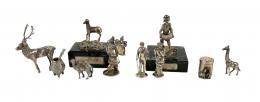 701 - LOTE DE FIGURAS DE PLATA