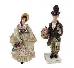 427 - DOS FIGURAS DE PORCELANA DE LOS AÑOS 70