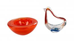 33 - DOS CENTROS DE MESA DEL ULTIMO CUARTO DEL S.XX