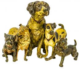 868 - DOS FIGURAS DE "PERROS"