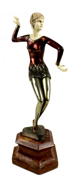 808 - FIGURA CRISOELEFANTINA "BAILARINA"