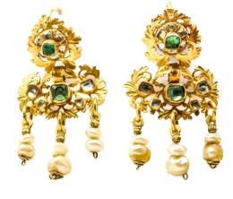 140 - PENDIENTES VALENCIANOS BARQUILLOS DEL S.XIX