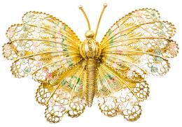 91 - BROCHE MARIPOSA DE PPS. DEL S.XX