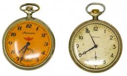 125 - DOS RELOJES DE BOLSILLO RUSOS
