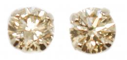 158 - PENDIENTES SOLITARIOS CON BRILLANTES