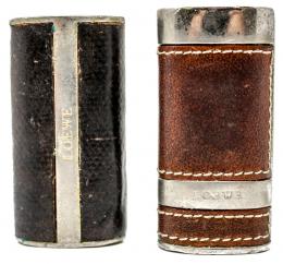 1214 - DOS FUNDAS DE ENCENDEDOR LOEWE