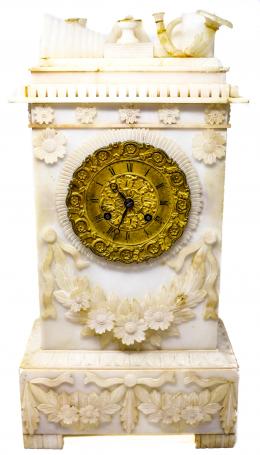 781 - RELOJ FRANCES EN ALABASTRO