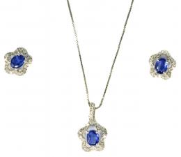 119 - CONJUNTO DE PENDIENTES Y COLGANTE