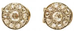 141 - PENDIENTES ROSETONES DE ESTILO ANTIGUO