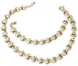 156 - PULSERA Y GARGANTILLA DE PLATA