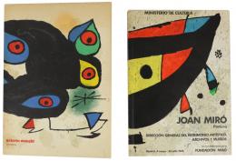 278 - DOS CATÁLOGOS DE EXPOSICIÓN DE JOAN MIRÓ