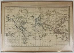264 - "MAPA MUNDI" DE PPS. DEL S.XIX