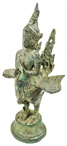 399 - FIGURA EN BRONCE  BIRMANO