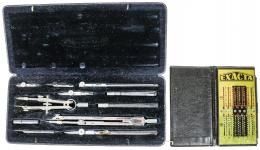 883 - CAJA DE COMPASES Y CALCULADORA
