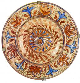 484 - PLATO DE REFLEJOS CIRCA 1929
